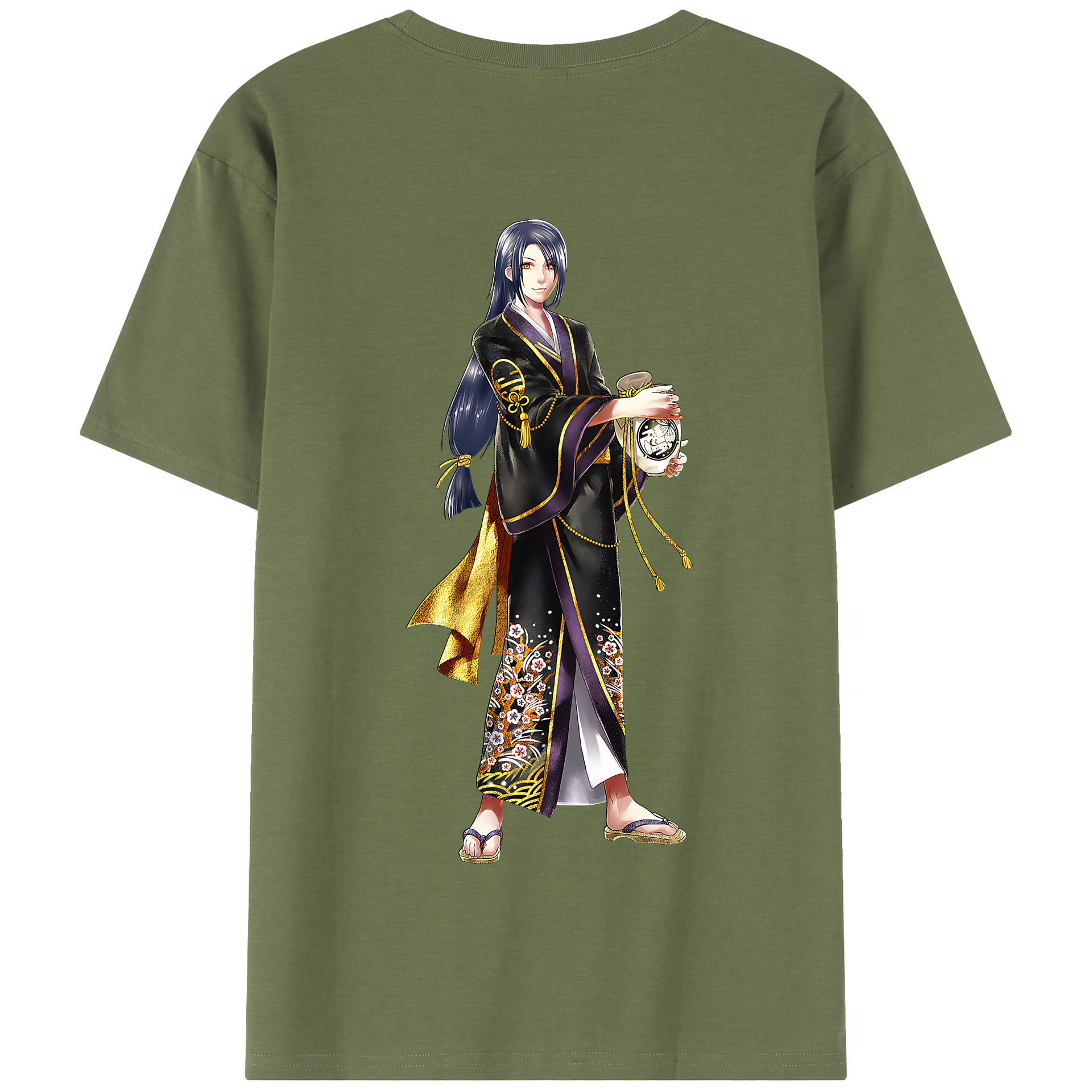 （画像用） 刀剣乱舞 Touken Ranbu 綿100％半袖Tシャツ（背面プリント）
